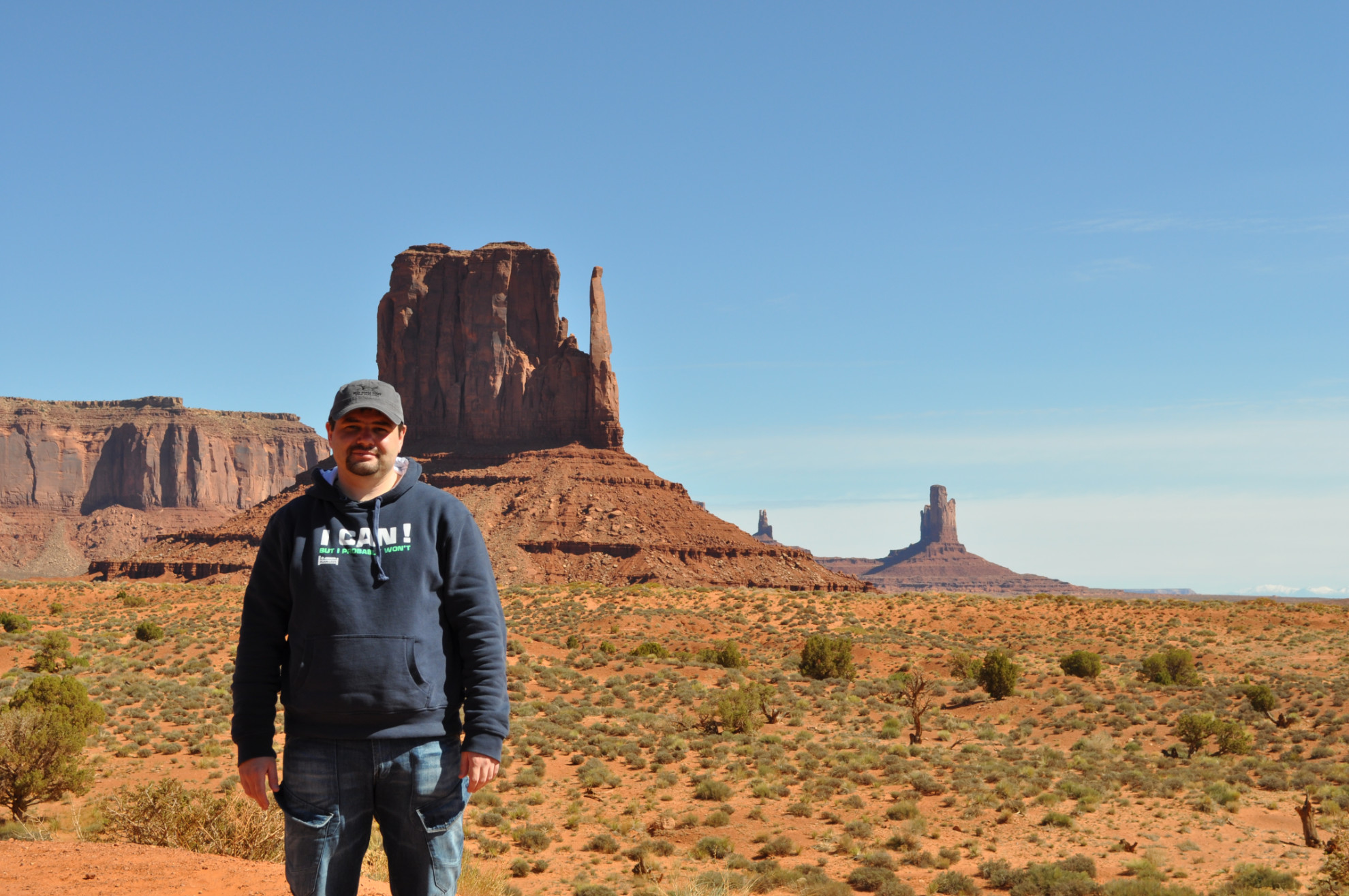 Já v Monument Valley v roce 2011
